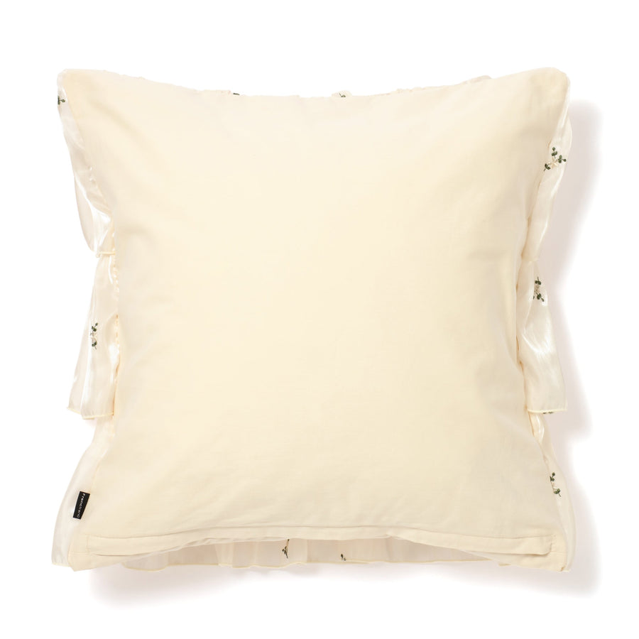 Francfranc(フランフラン) Flower EMB Frill Cushion Cover 450 x 450