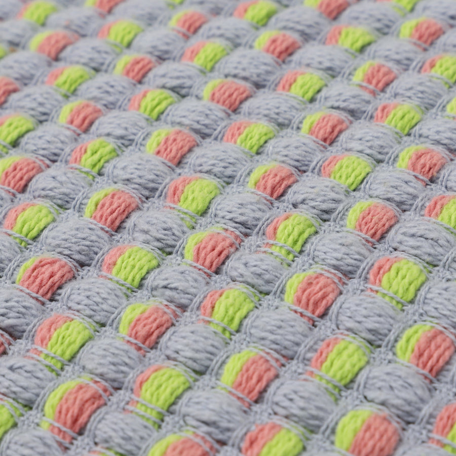 カラフル ウィーブ クッションカバー 450×450 マルチ（A-121）