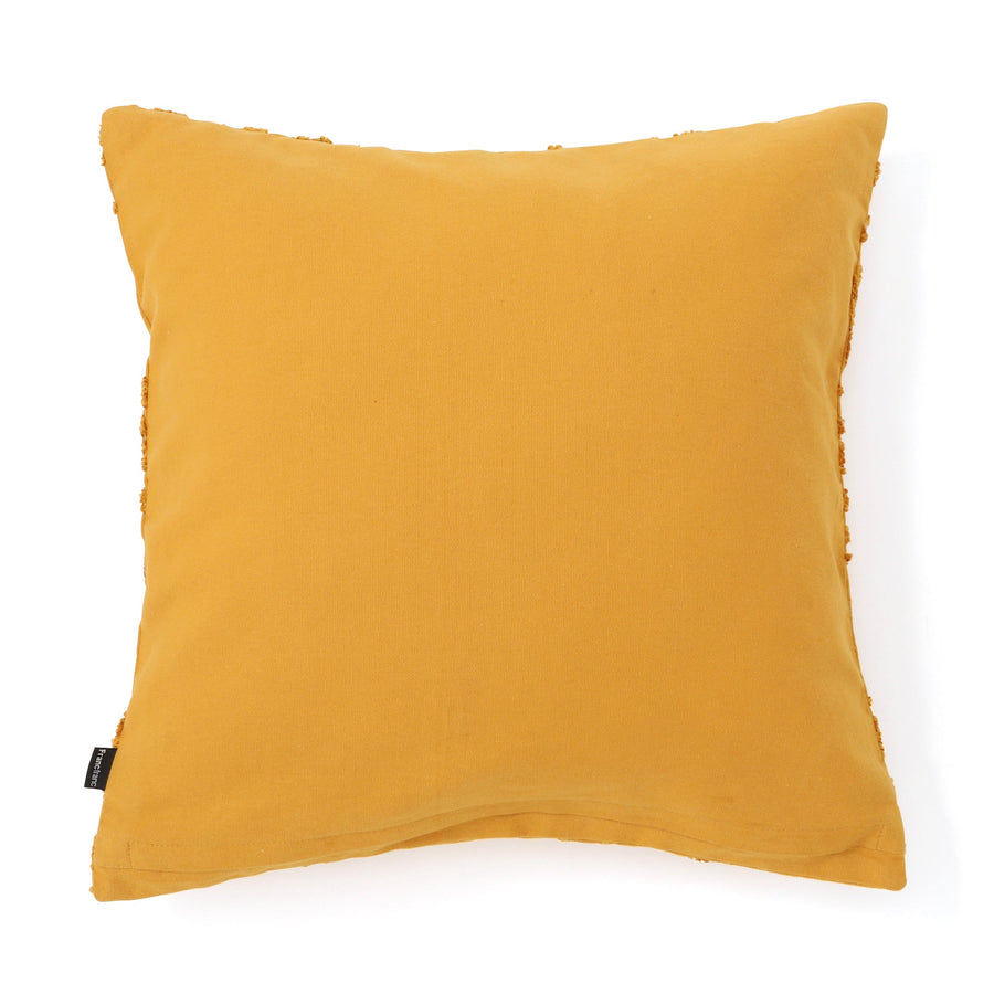 ボタニカルEMB クッションカバー 450×450 イエロー（046）