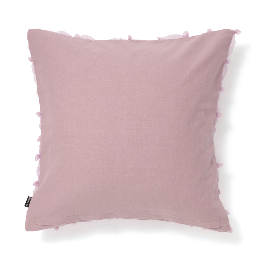 スモッキングチュール クッションカバー 450×450 パープル（111）