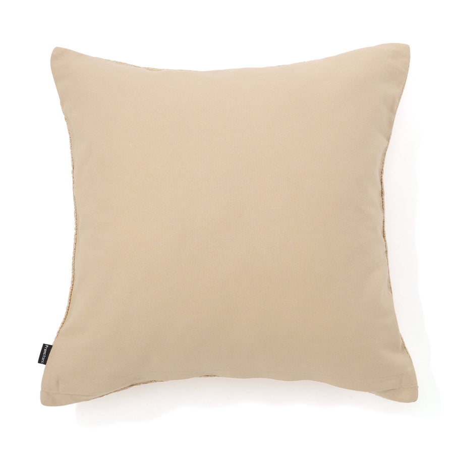 シャイニーギャザー クッションカバー 450×450 ベージュ（138）