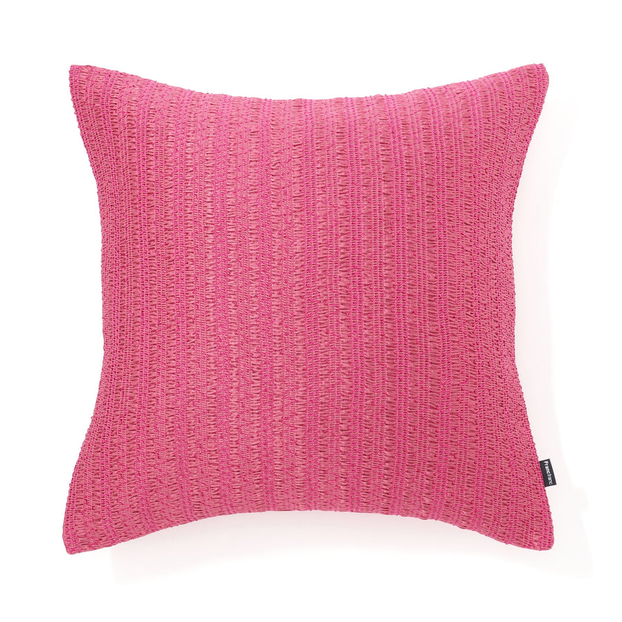 シャイニーギャザー クッションカバー 450×450 ダークピンク（116）