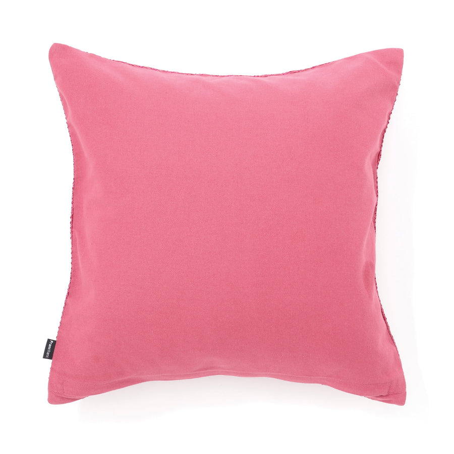 シャイニーギャザー クッションカバー 450×450 ダークピンク（116）