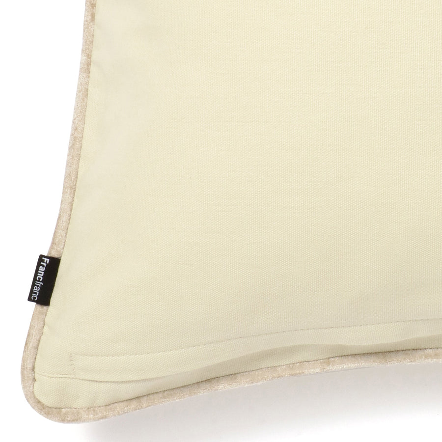 EMBオーナメント クッションカバー 450×450 ベージュ（B-049）