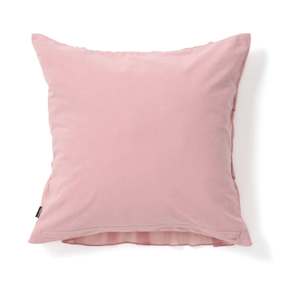シフォンフリル クッションカバー 450×450 ピンク（A-047）