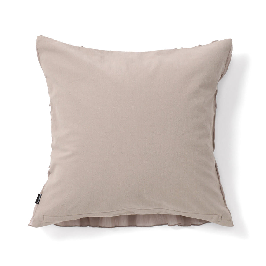 シフォンフリル クッションカバー 450×450 グレー（A-039）