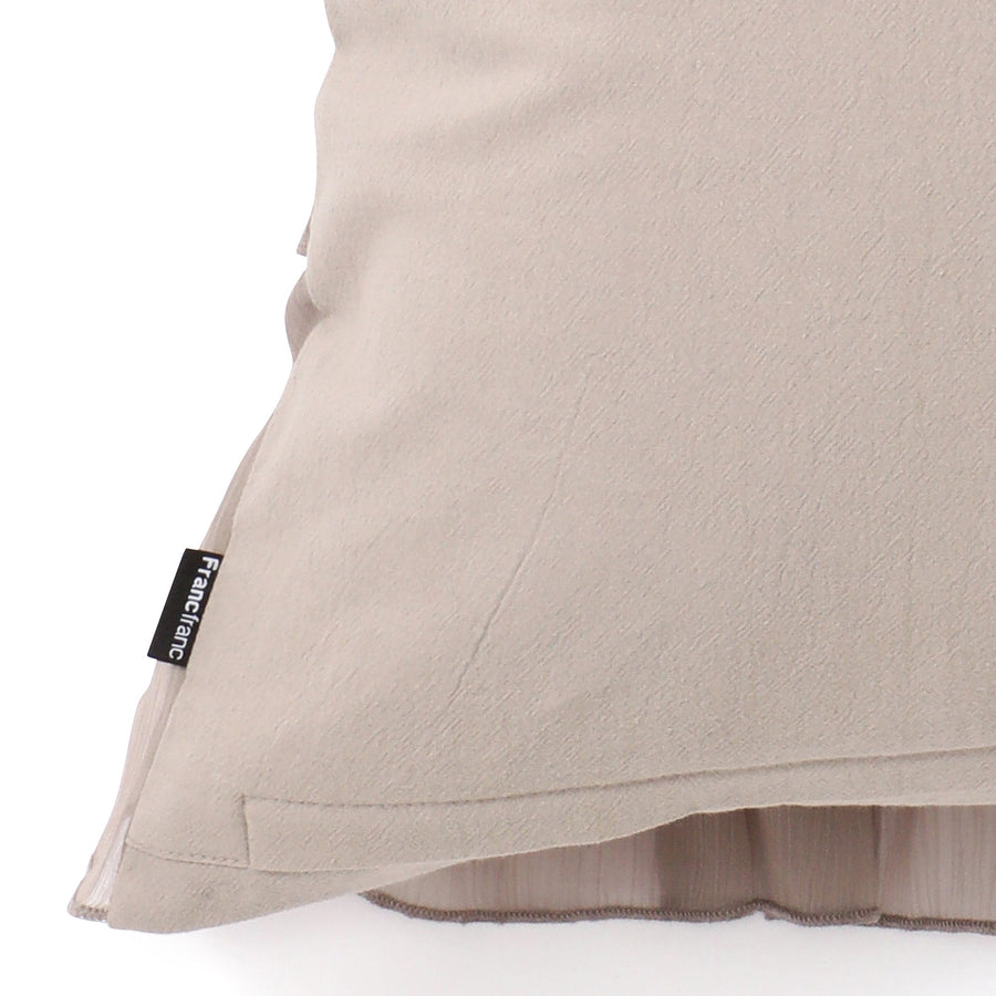 シフォンフリル クッションカバー 450×450 グレー（A-039）