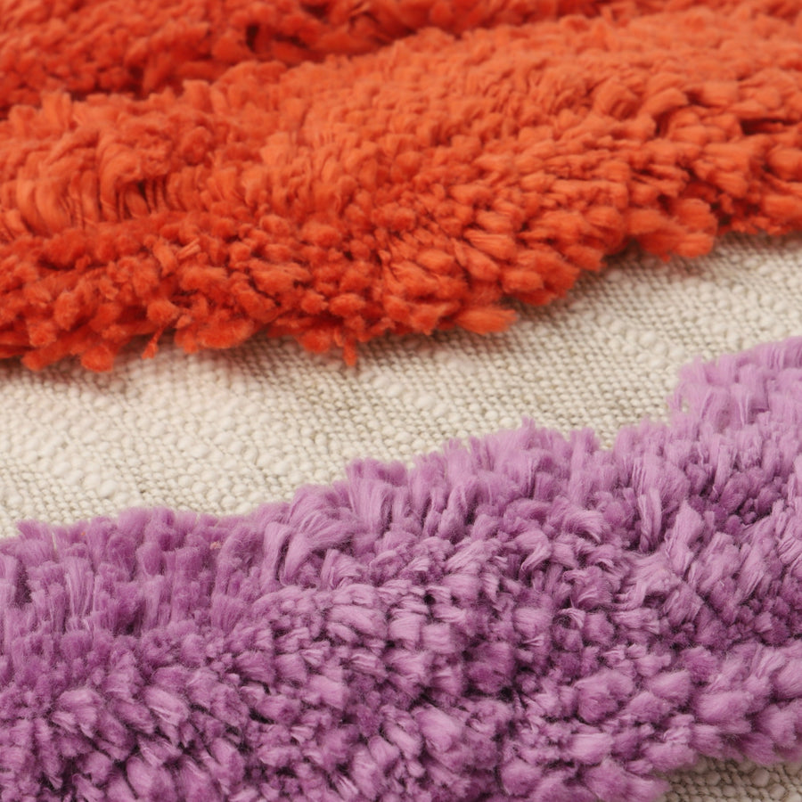 タフトドローイング クッションカバー 450×450 マルチ（B-004）