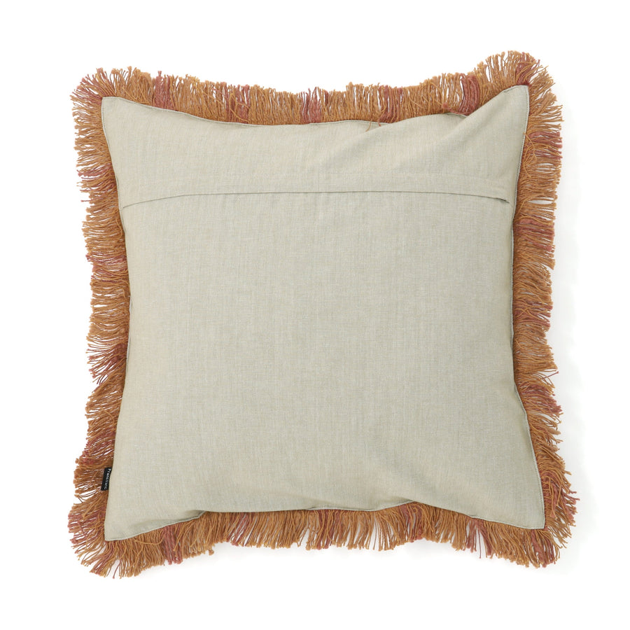 スラブスクエア クッションカバー 450×450 ブラウン（132）