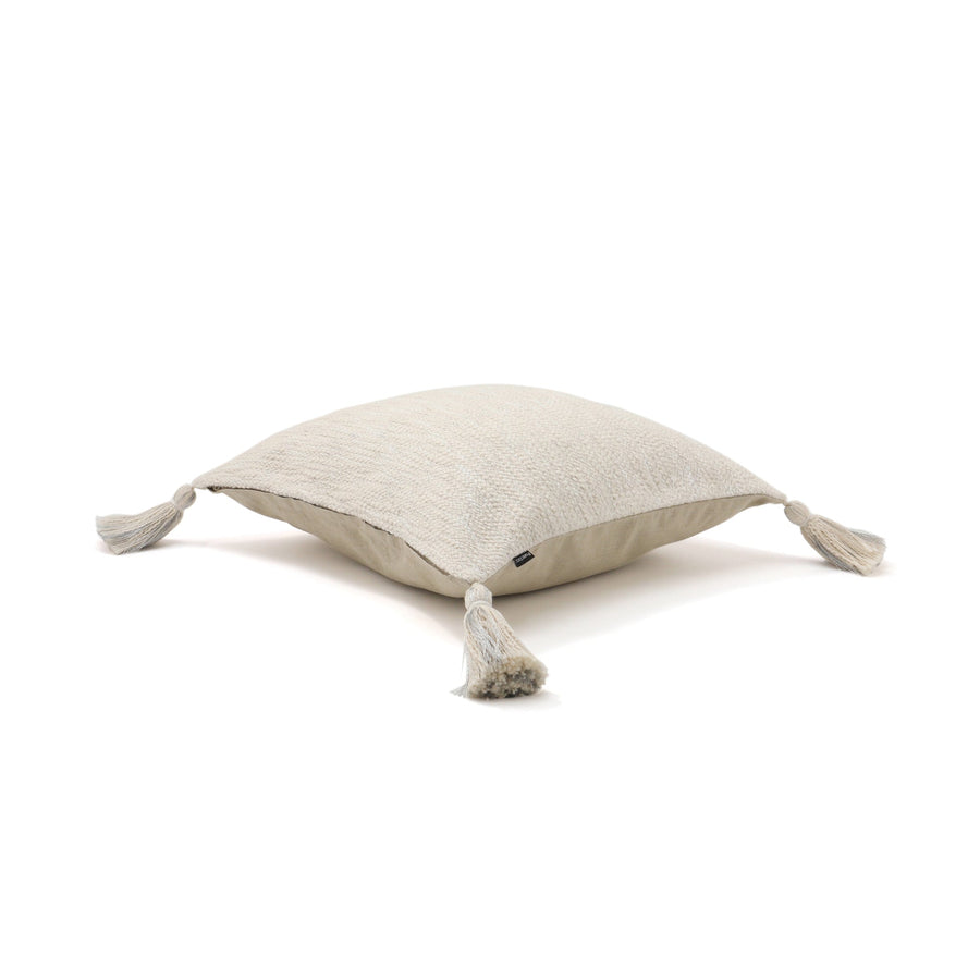 メタリックスラブ クッションカバー 450×450 アイボリー（051）