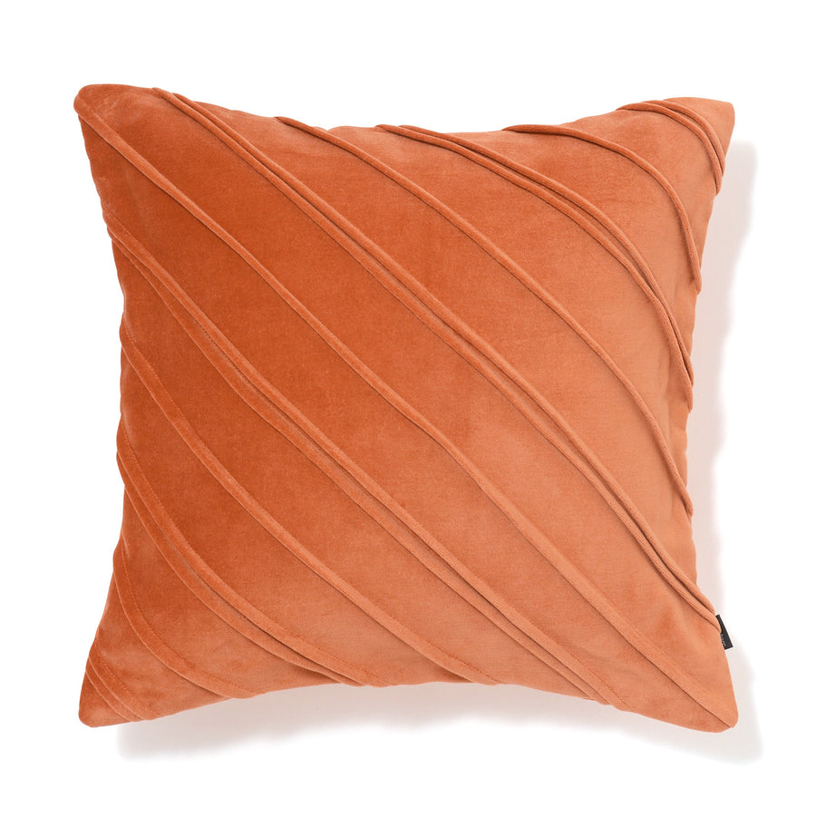 ベルベットコード クッションカバー 450×450 オレンジ（129）