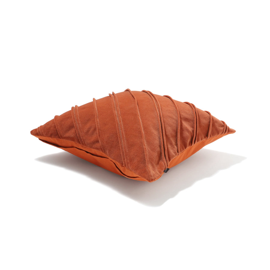 ベルベットコード クッションカバー 450×450 オレンジ（129）