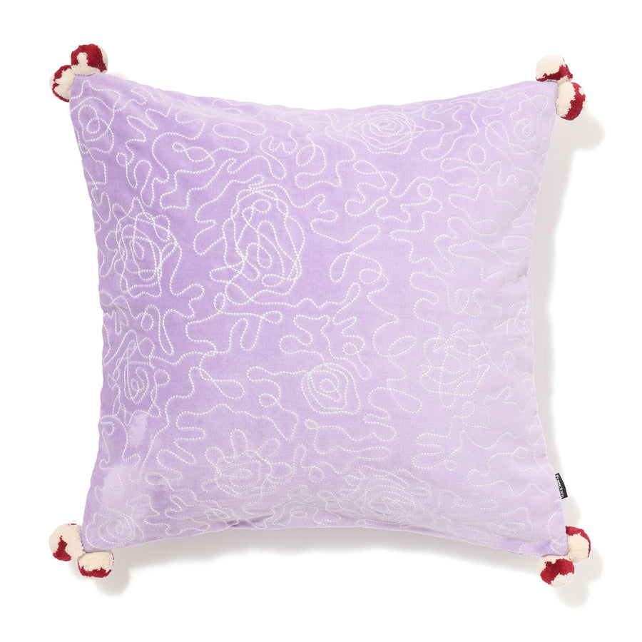 EMBウェーブ クッションカバー 450×450 パープル（125）