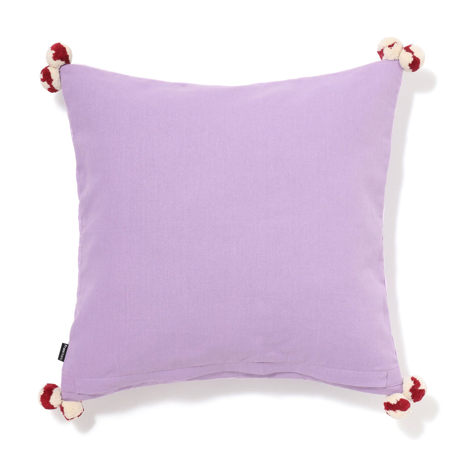 EMBウェーブ クッションカバー 450×450 パープル（125）