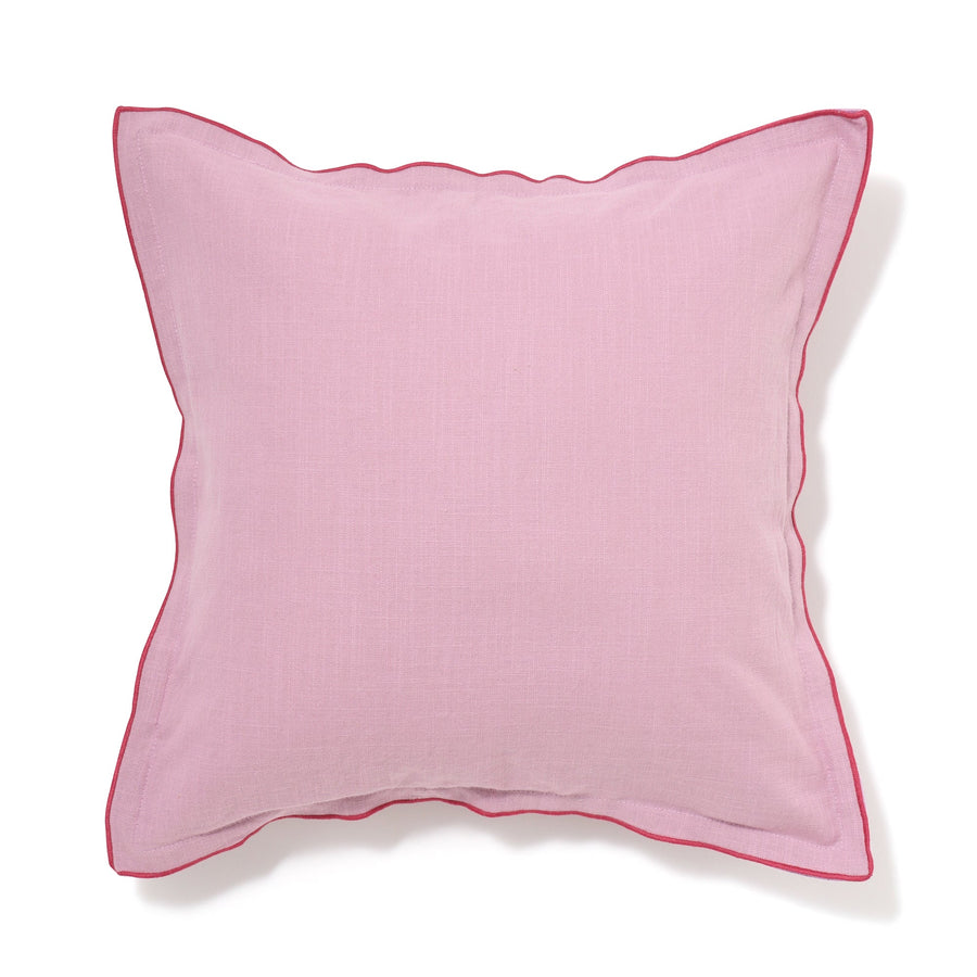 バイカラーパイピング クッションカバー 450×450 パープル（043）