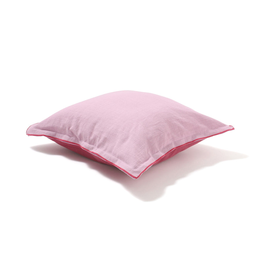 バイカラーパイピング クッションカバー 450×450 パープル（043）