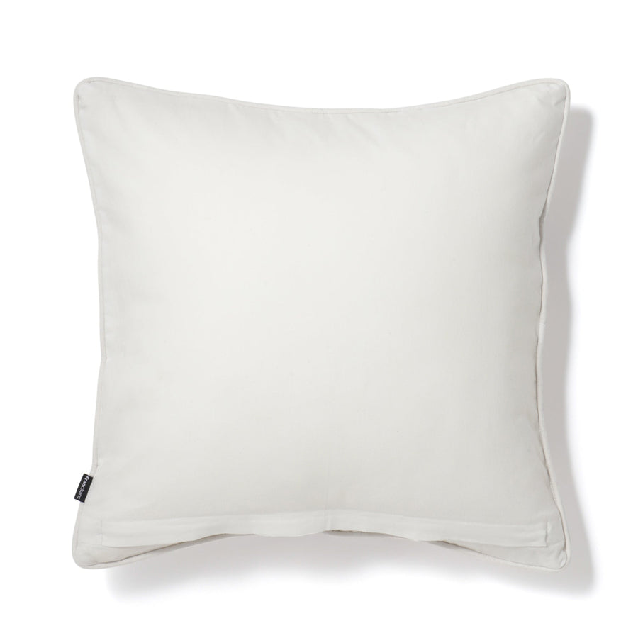 ジュイキルト クッションカバー 450×450 ホワイト×ブラック（142）