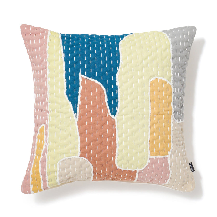 パッチワークEMB クッションカバー 450×450 マルチ（144）