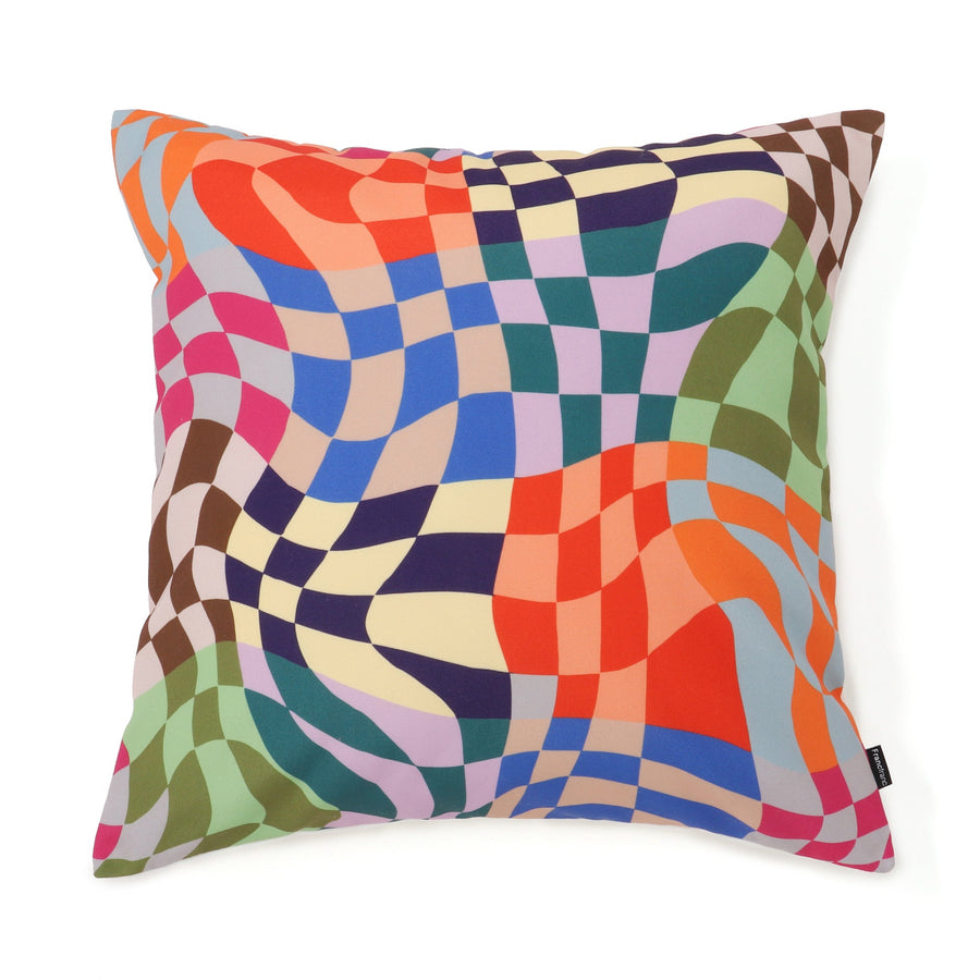 チェッカーツイスト クッションカバー 450×450 マルチ（152）