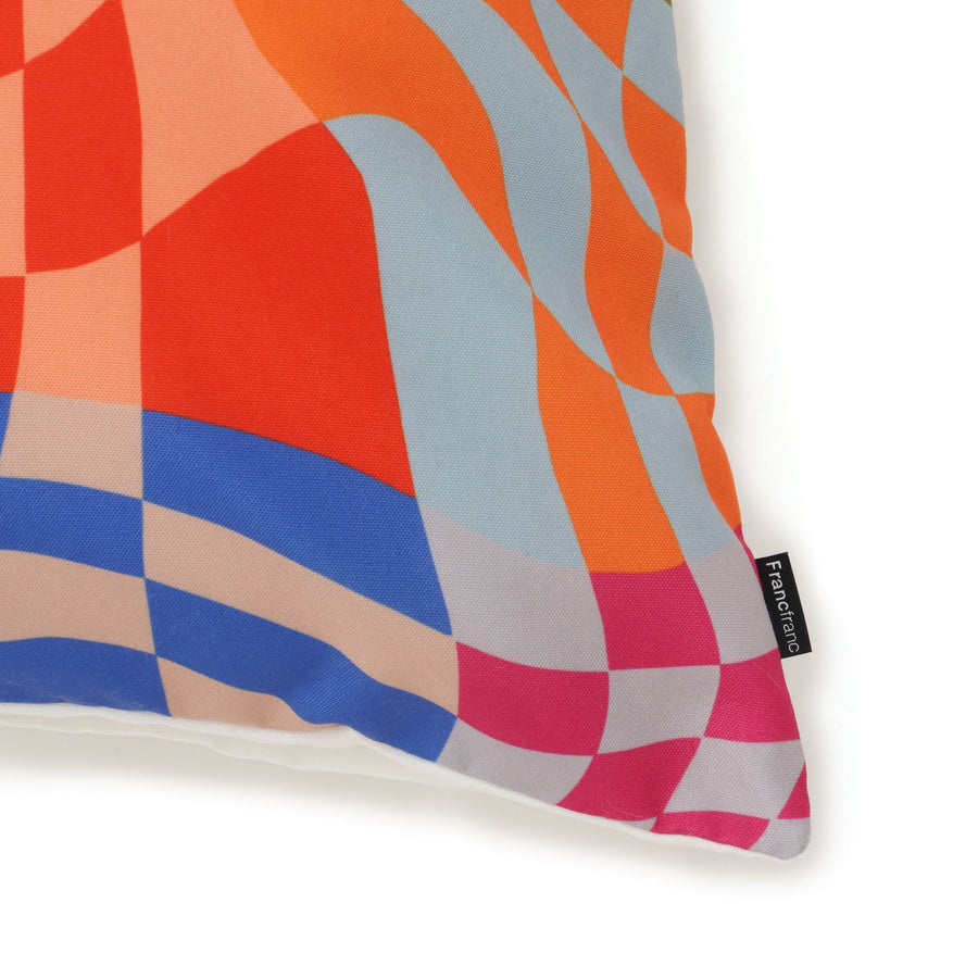 チェッカーツイスト クッションカバー 450×450 マルチ（152）