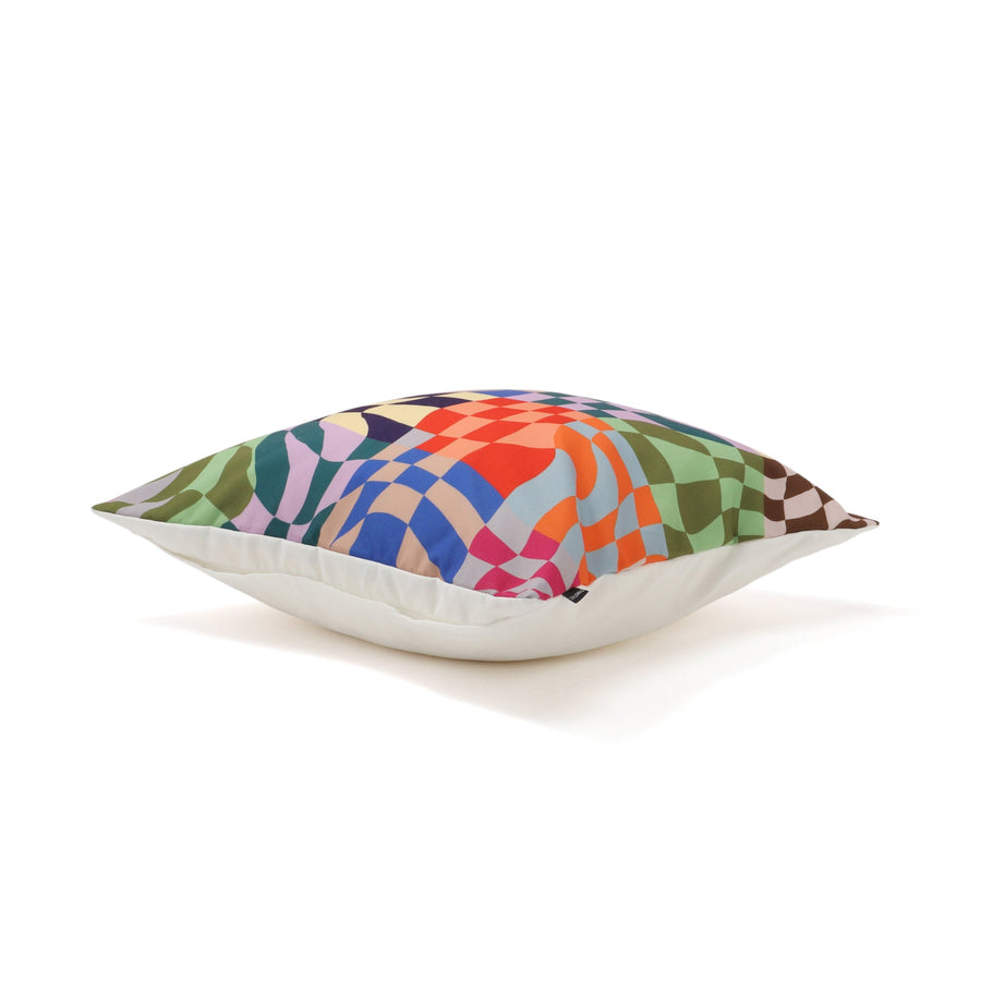 チェッカーツイスト クッションカバー 450×450 マルチ（152）