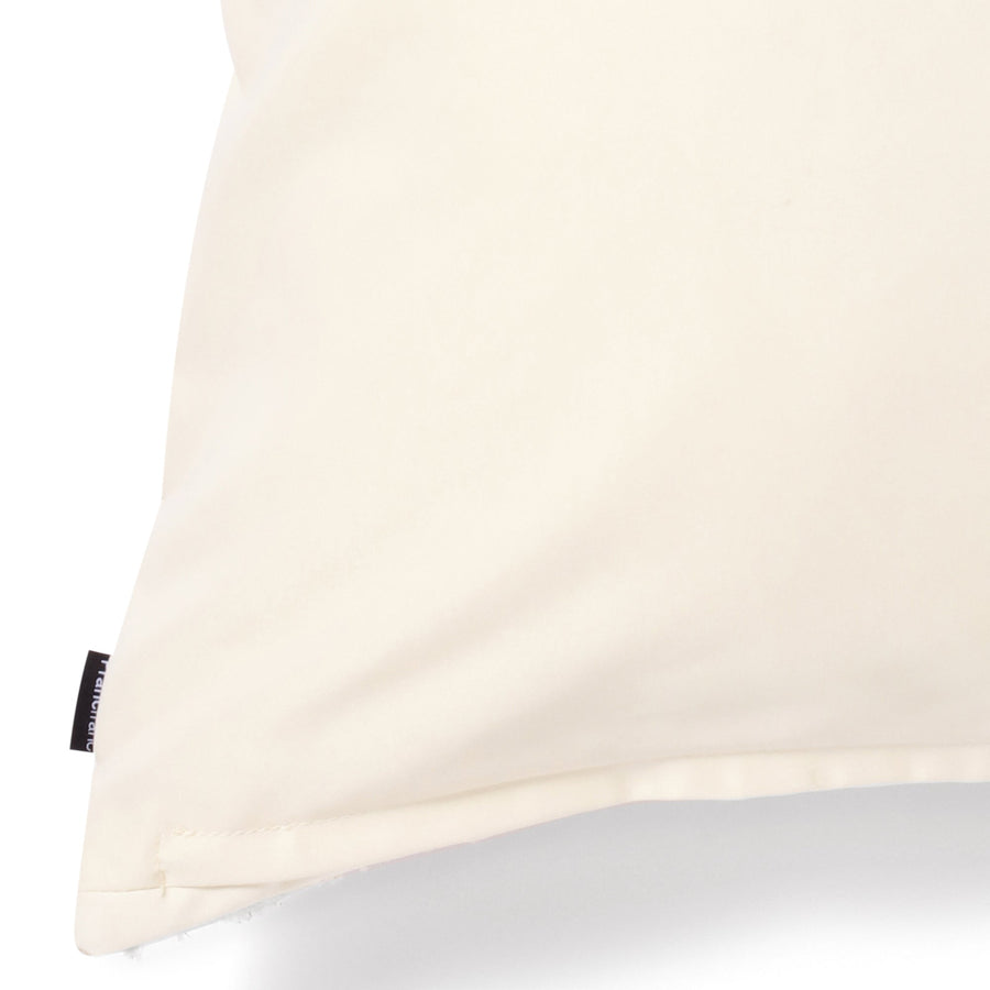 JQフラワー クッションカバー 450×450 アイボリー×シルバー（B-091）