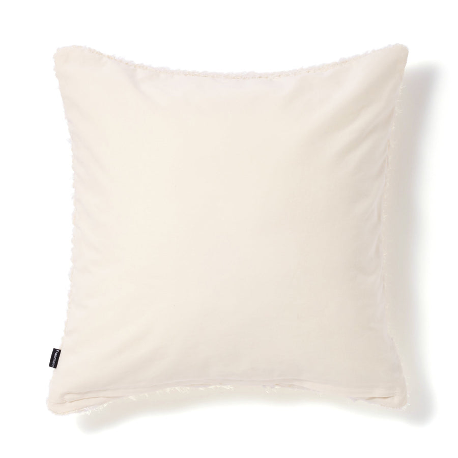 シフォンギャザー クッションカバー 450×450 ホワイト（023）