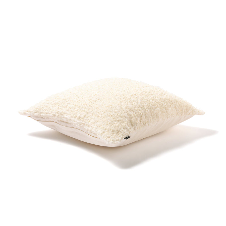 シフォンギャザー クッションカバー 450×450 ホワイト（023）