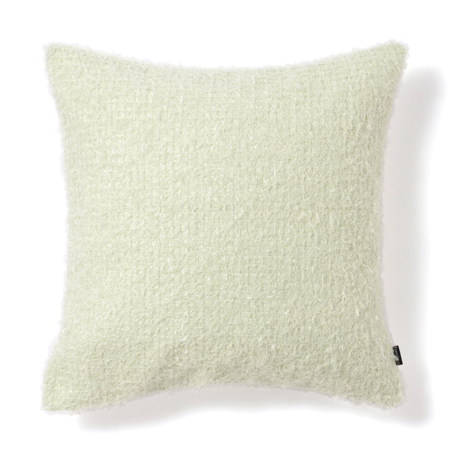 ファンシーグリッド クッションカバー 450×450 ライトグリーン（A-053）