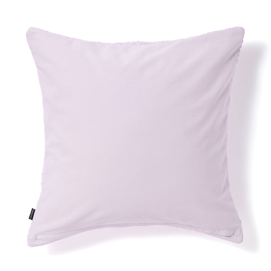 ファンシーギャザー クッションカバー 450×450 パープル（100）