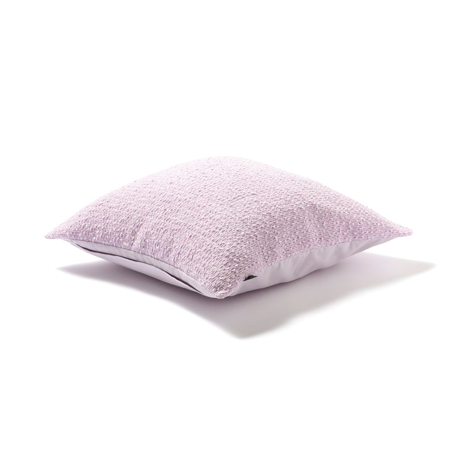 ファンシーギャザー クッションカバー 450×450 パープル（100）