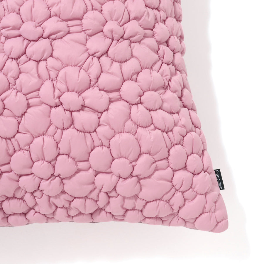 キルトフラワー クッションカバー 450×450 パープル（B-045）