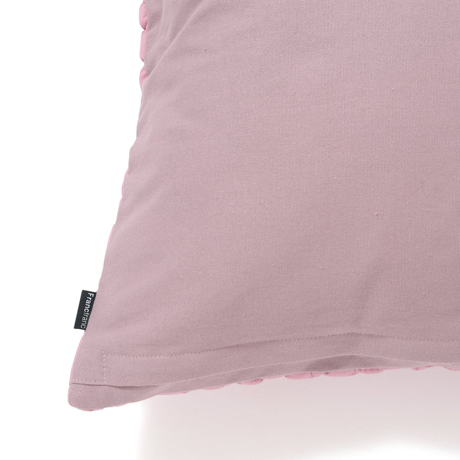 キルトフラワー クッションカバー 450×450 パープル（B-045）