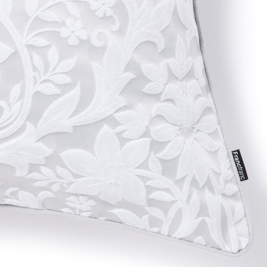 JQダマスク クッションカバー 450×450 グレー（B-015）