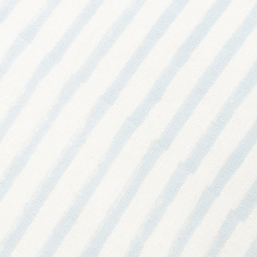 ブロックプリント クッションカバー 450×450 ライトブルー（F-001）