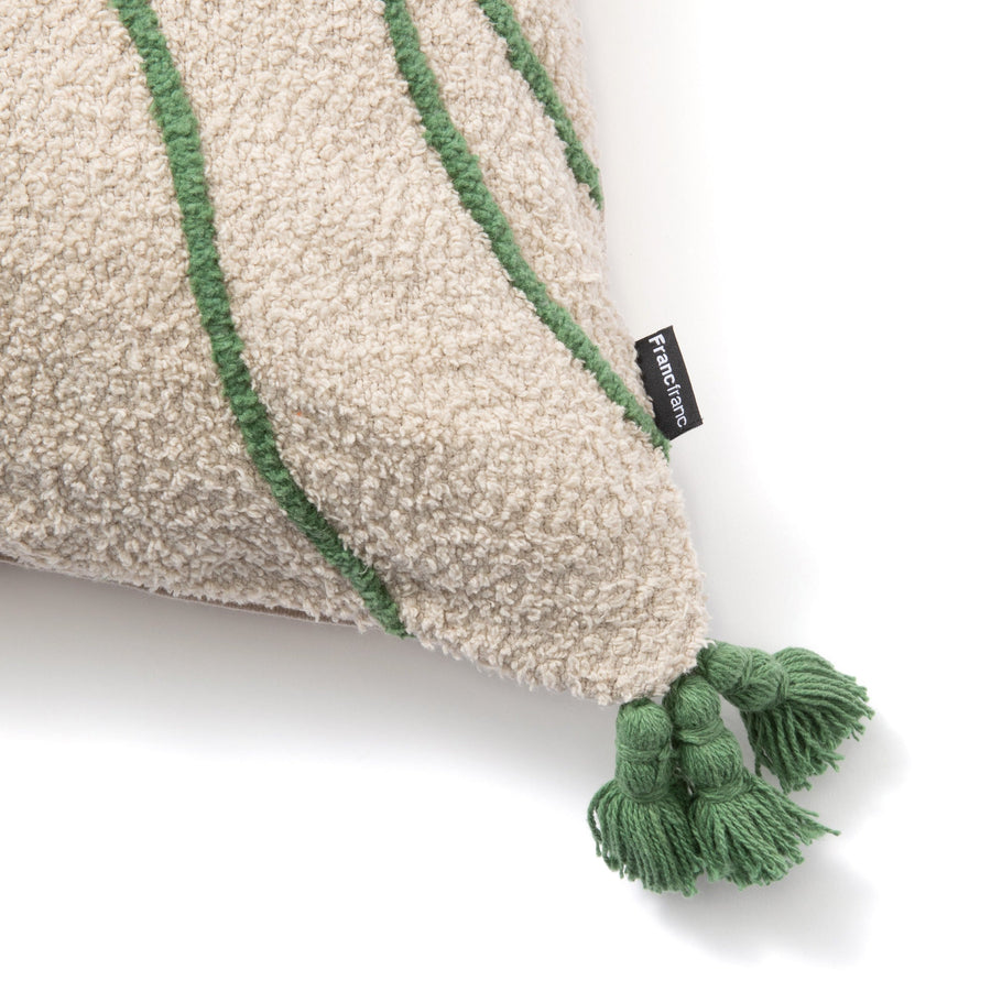 EMBドローイング クッションカバー 45×45 アイボリー（C082）