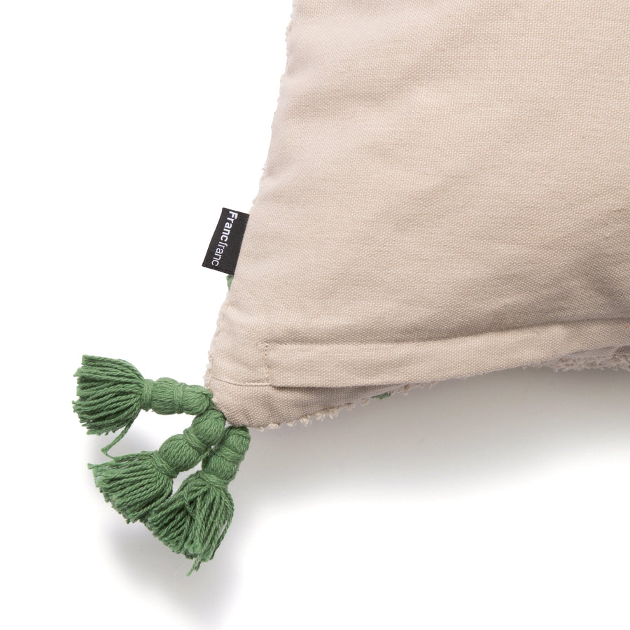 EMBドローイング クッションカバー 45×45 アイボリー（C082）