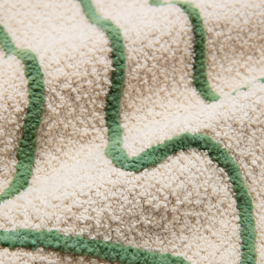 EMBドローイング クッションカバー 45×45 アイボリー（C082）