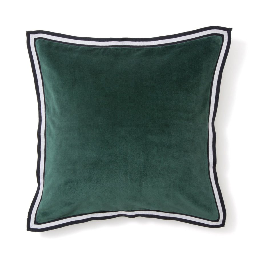 フレームライン クッションカバー 45×45 グリーン（056）