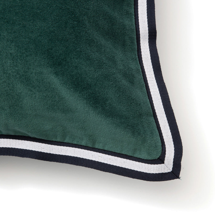 フレームライン クッションカバー 45×45 グリーン（056）