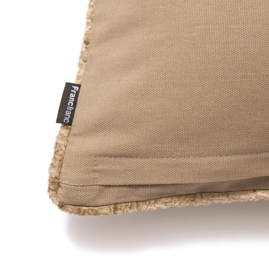 EMBフラワー クッションカバー 25×40 ベージュ（118）