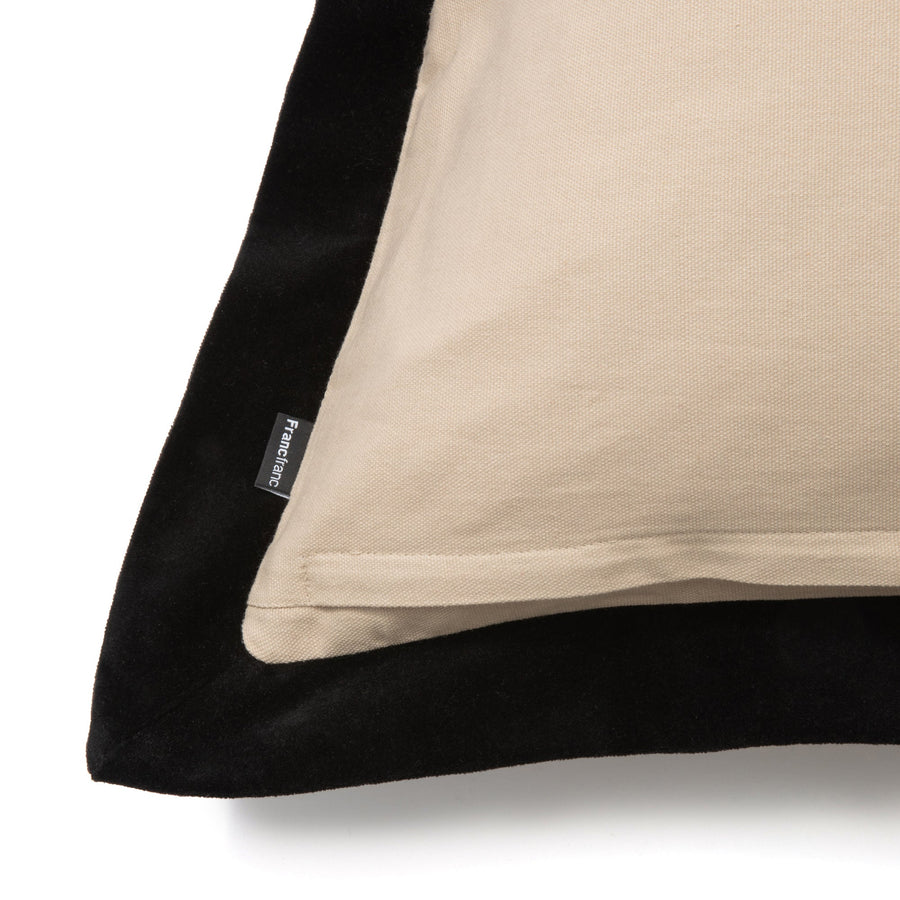 ベルベットフランジ クッションカバー 60×60 ナチュラル（121）