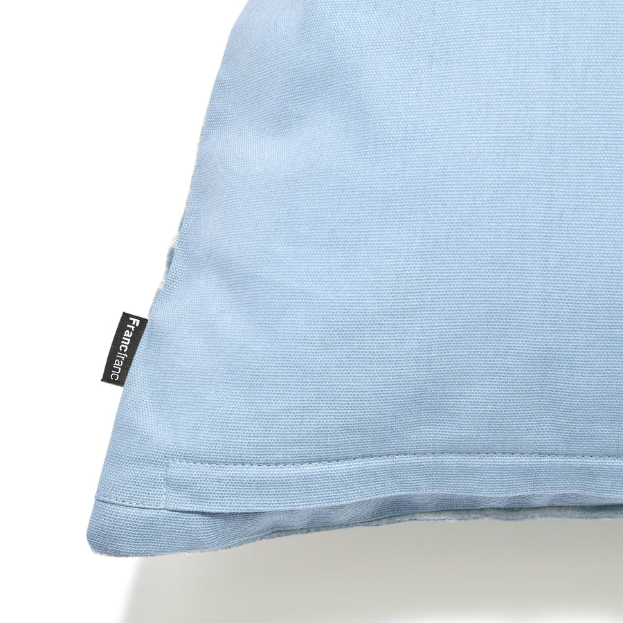 EMBオーナメント クッションカバー 45×45 ライトブルー（013）