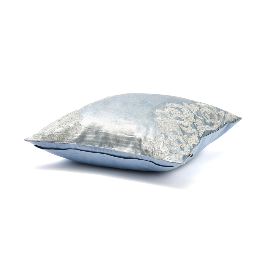 EMBオーナメント クッションカバー 45×45 ライトブルー（013）