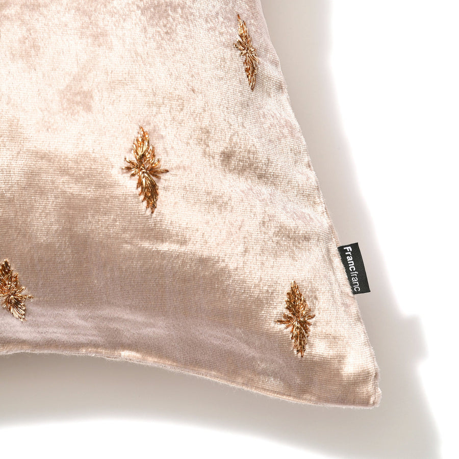 トゥインクルEMB クッションカバー 45×45 ライトピンク（041）