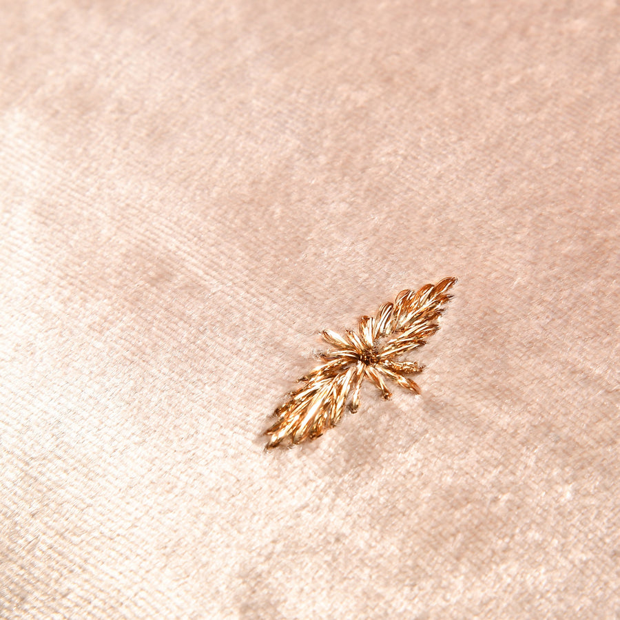 トゥインクルEMB クッションカバー 45×45 ライトピンク（041）