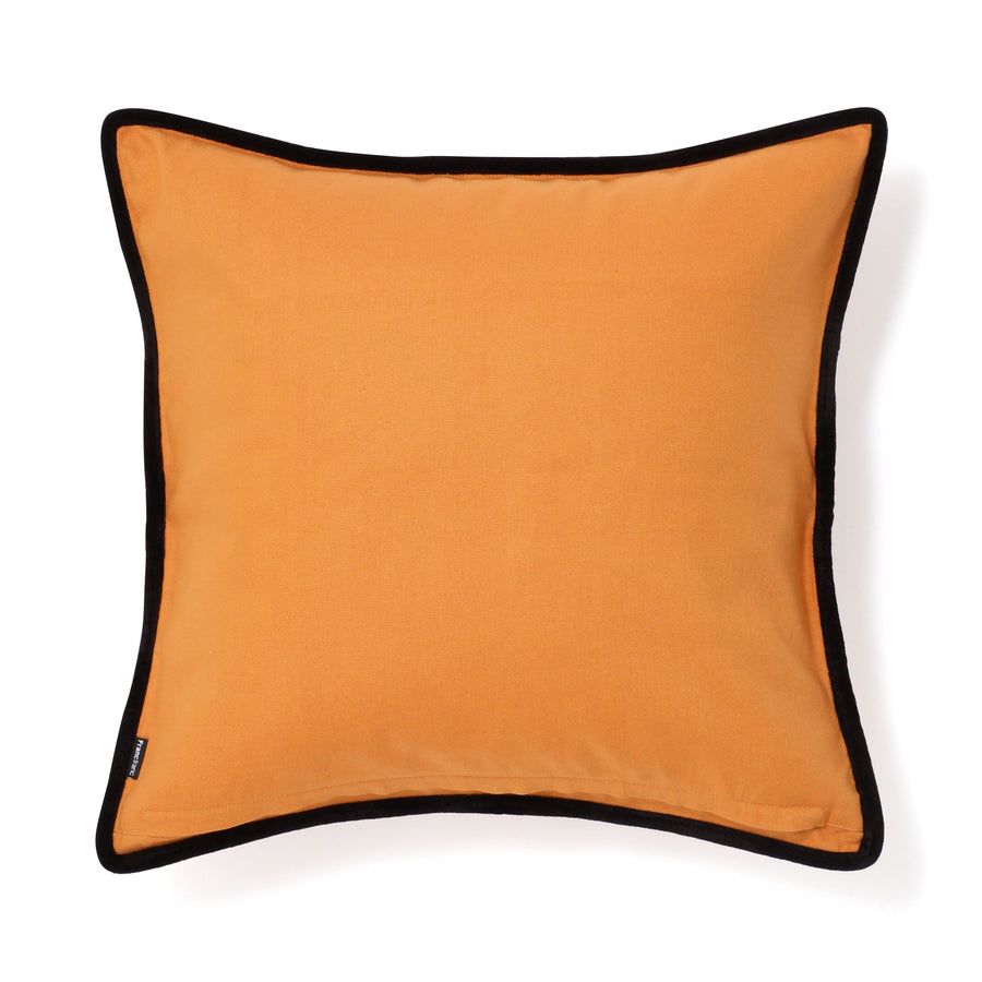 ベルベットライン クッションカバー 45×45 オレンジ（070）