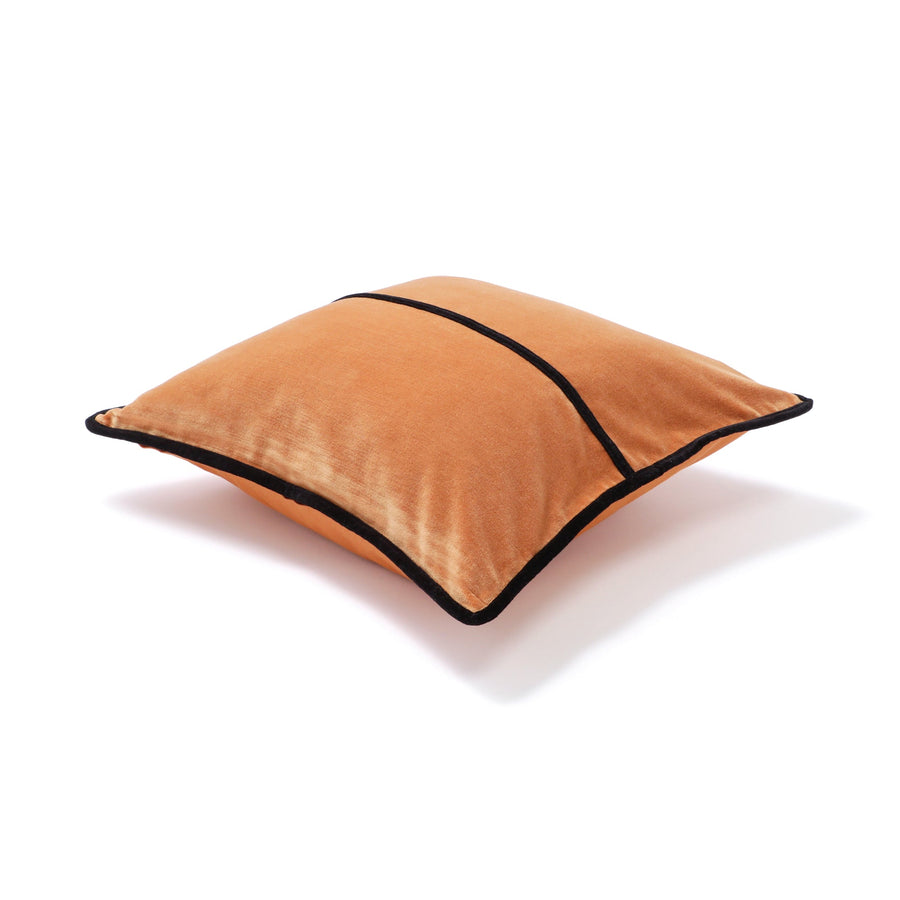 ベルベットライン クッションカバー 45×45 オレンジ（070）