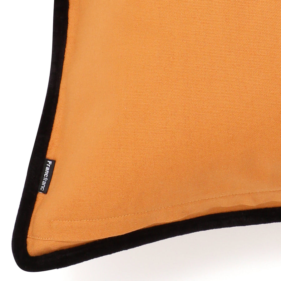 ベルベットライン クッションカバー 45×45 オレンジ（070）
