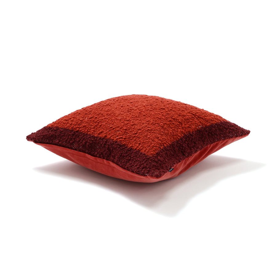 ルーズスクエア クッションカバー 45×45 レッド（054）